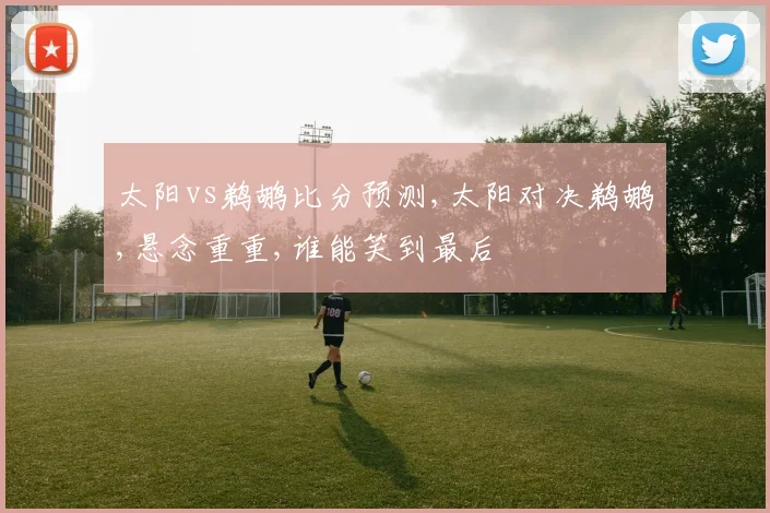 太阳vs鹈鹕比分预测,太阳对决鹈鹕,悬念重重,谁能笑到最后